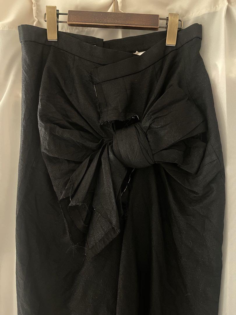 comme des garcons コムデギャルソンリボン付きスカート