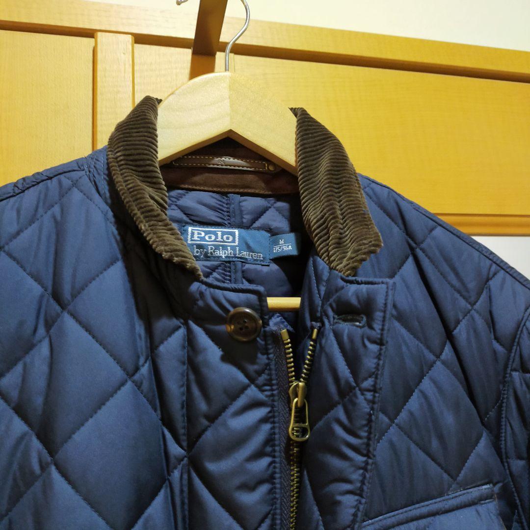 美品 ラルフローレン キルティングジャケット コーデュロイ エルボーパッチ メンズ