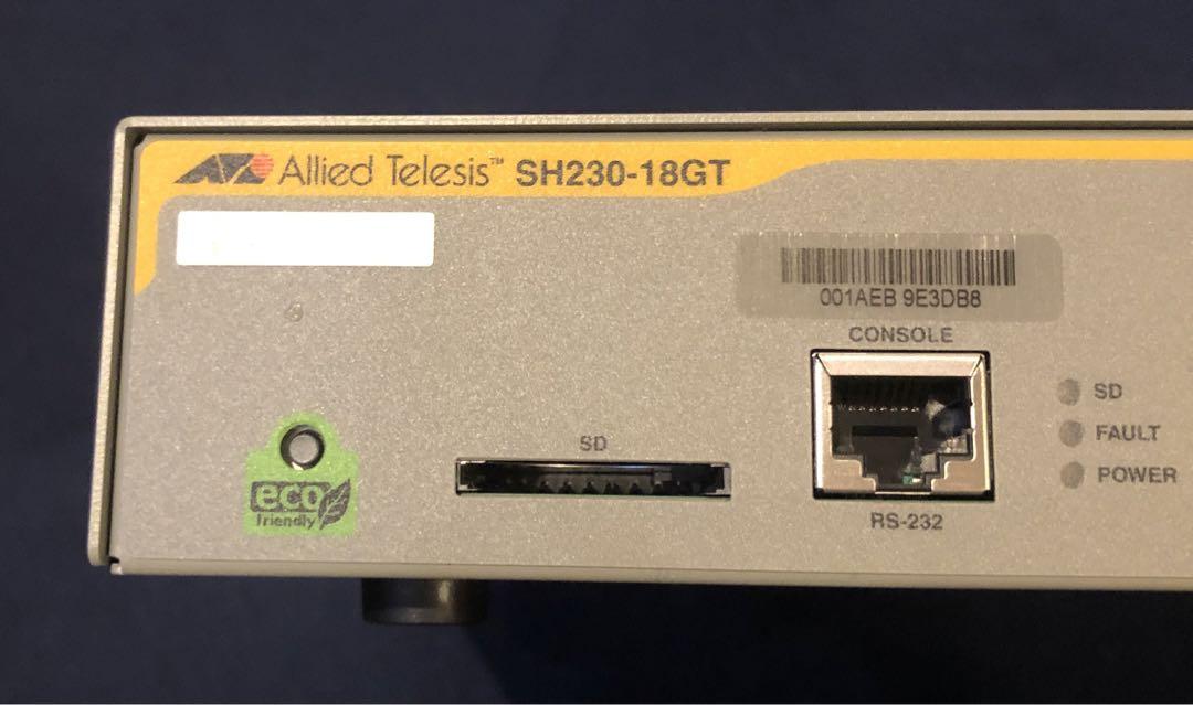 みスイッチングハブ アライドテレシスAT-SH230-18GT