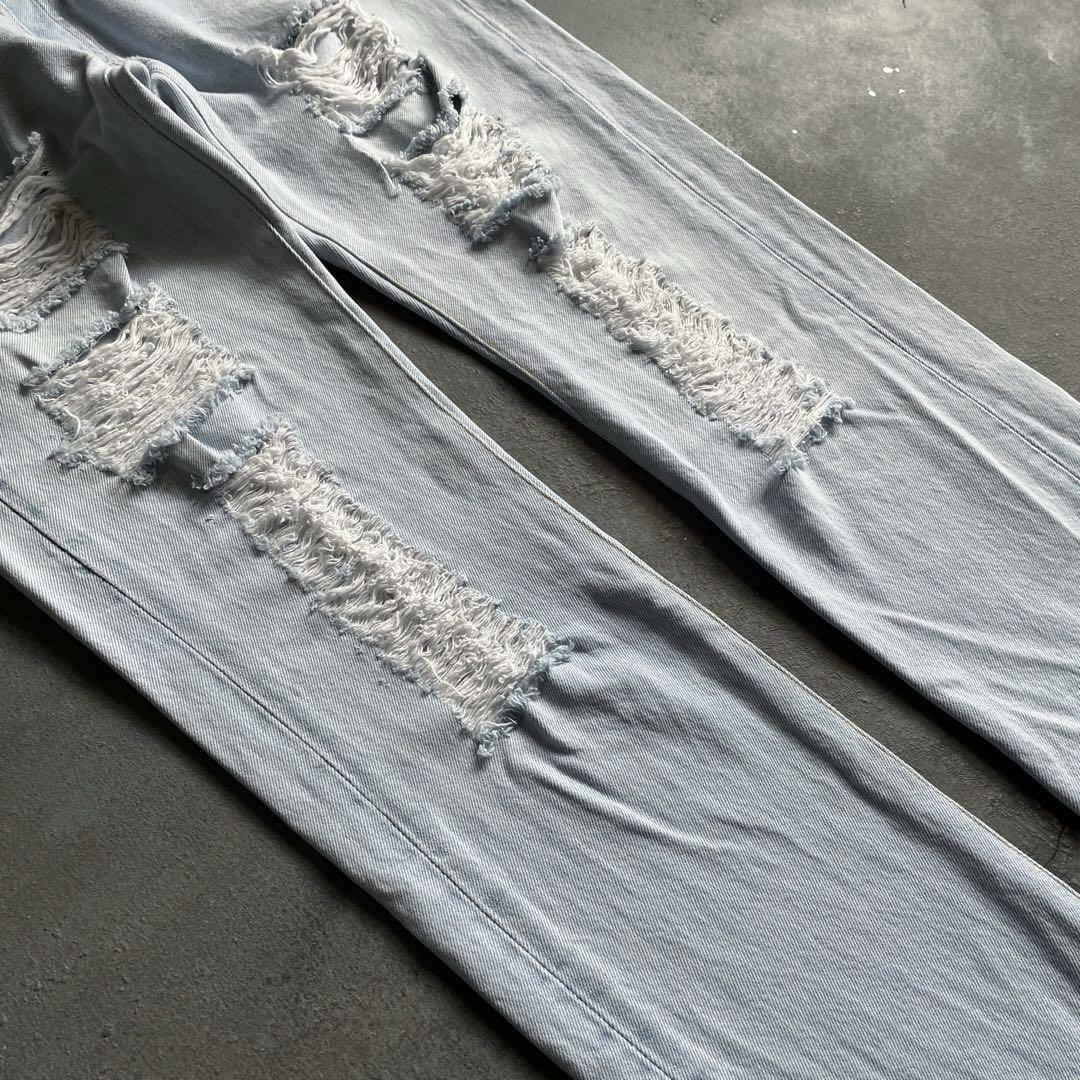 LEVI'S 501 USA製“クラッシュ”裏刻印553“denim pants