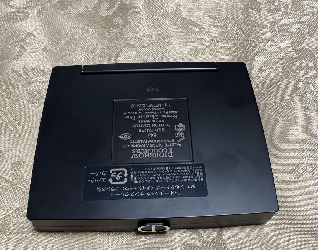 美品　限定DIOR アイシャドウパレット 647 SILK TAUPE 美品 限定DIOR アイシャドウパレット 647 SILK TAUPE - メルカリ