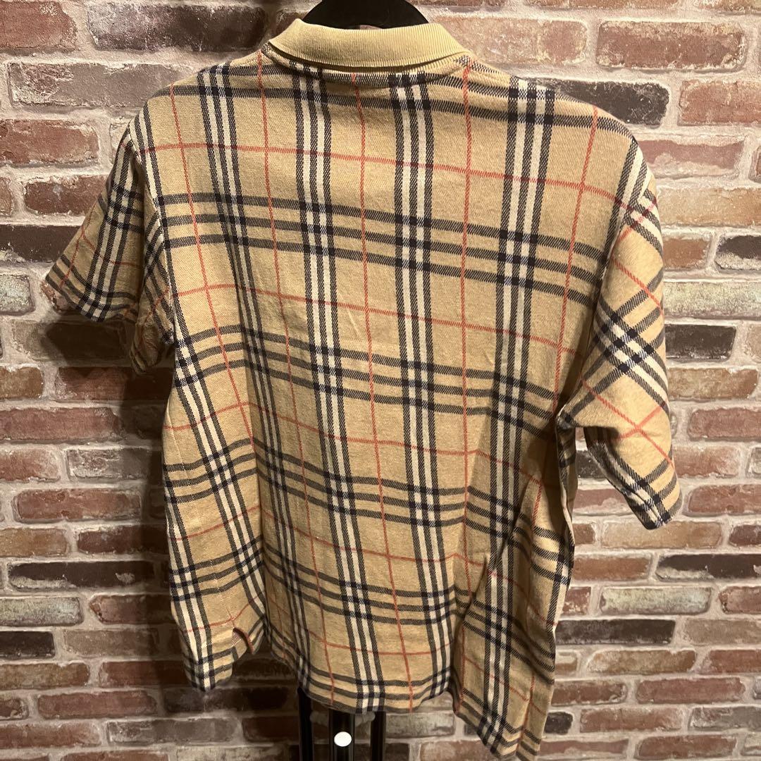 Burberry's チェック柄 半袖ポロシャツ