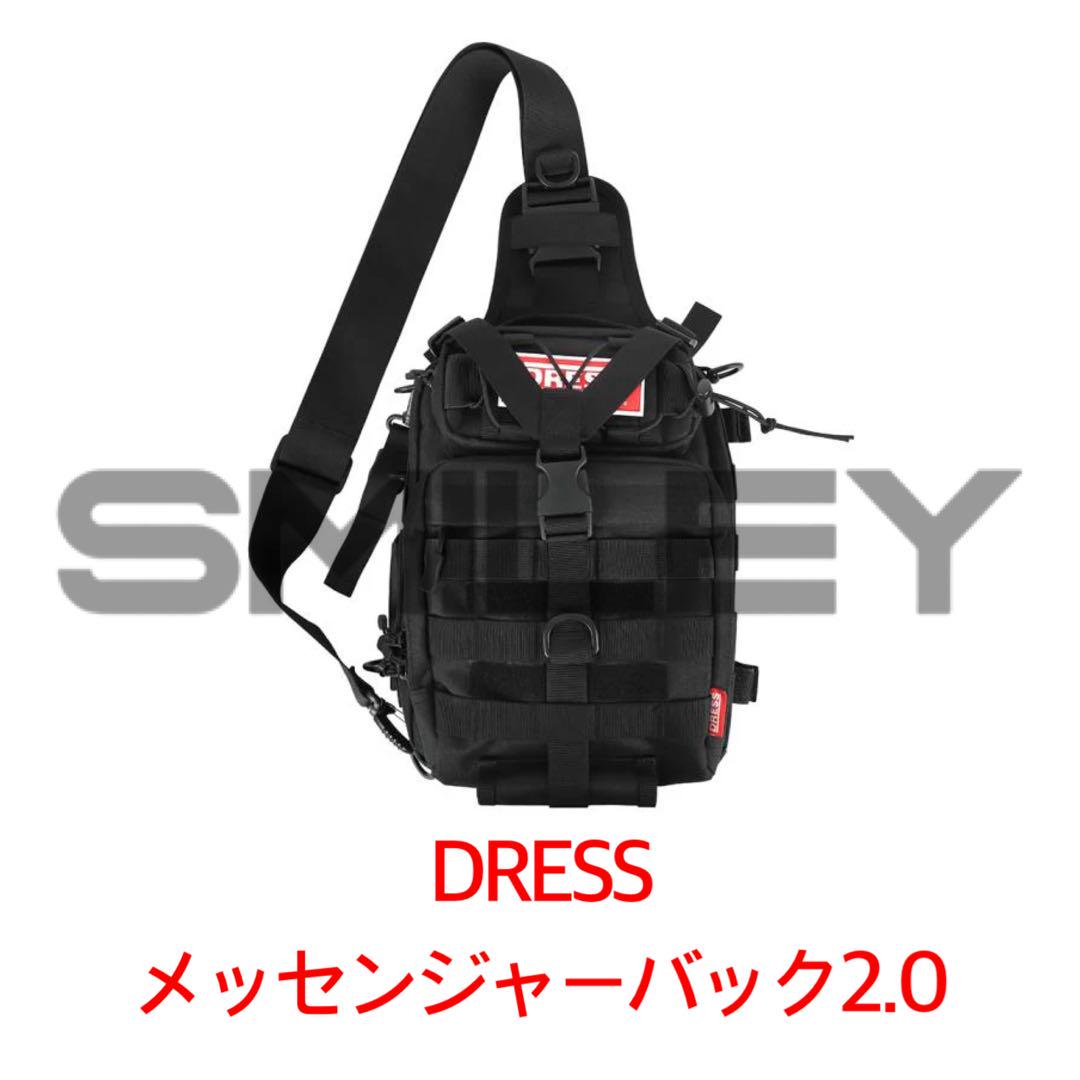DRESS メッセンジャーバッグ 2.0 ブラック フィッシングバック