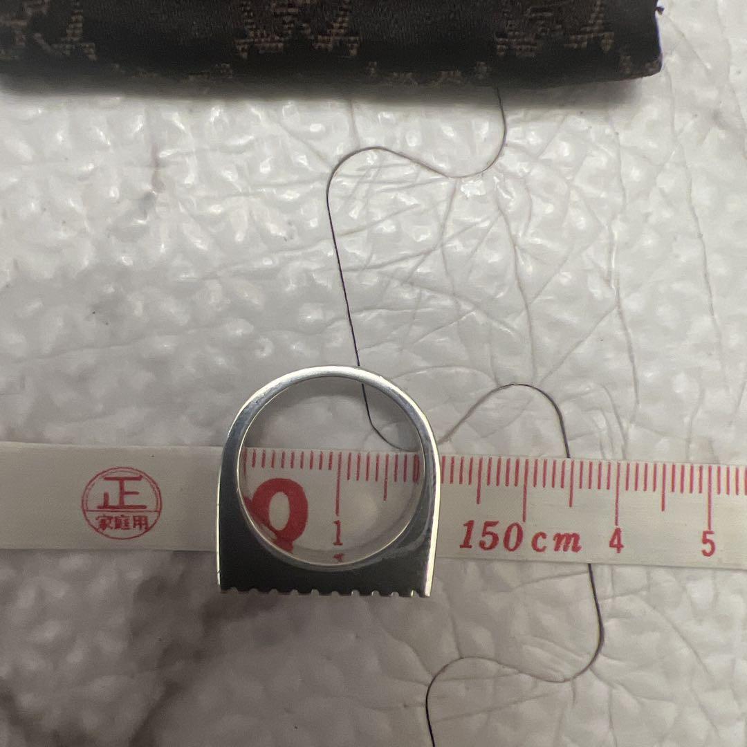 美品 GUCCI グッチ シルバー リング