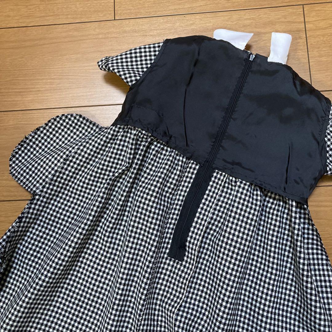 ファミリア familiar 黒ボレロ & ハンドメイドワンピース 120