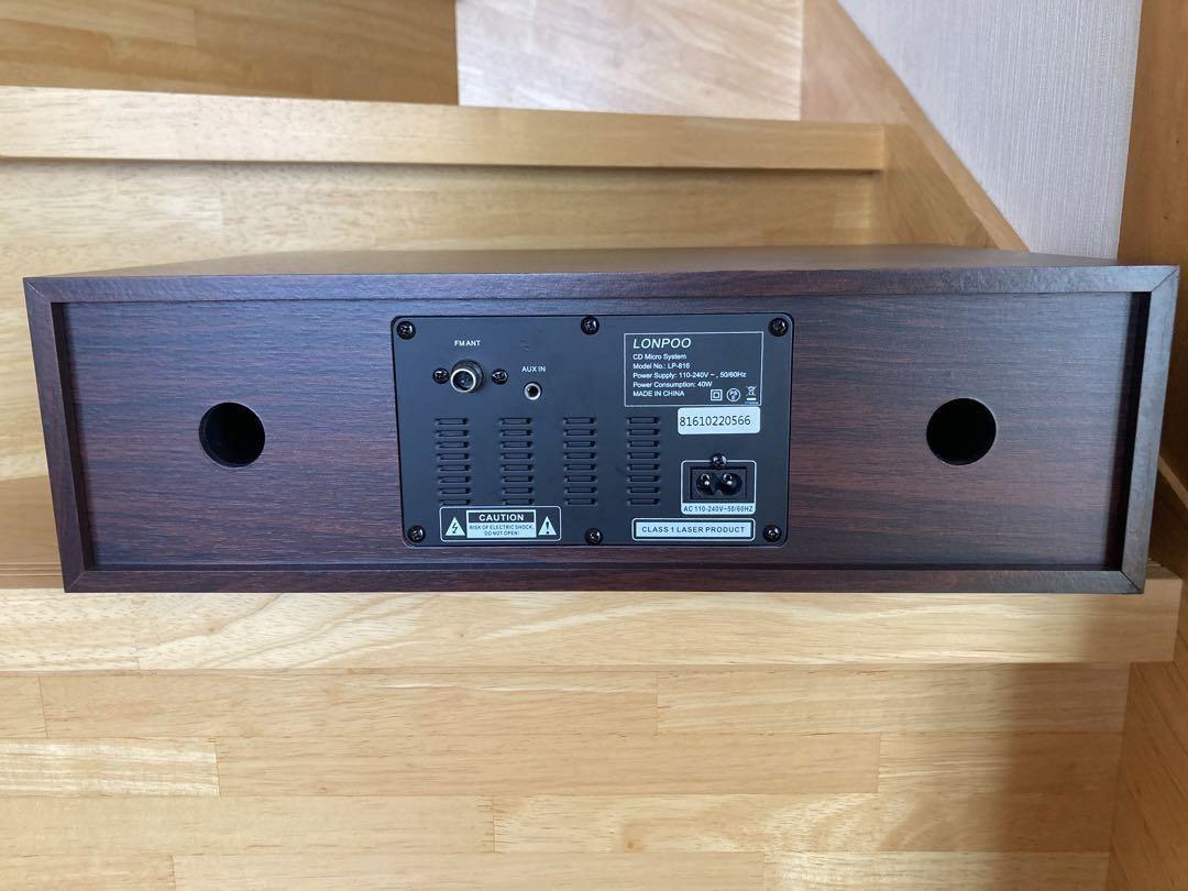 CDプレーヤー 40W コンパクトコンポーネントシステム ミニコンボ