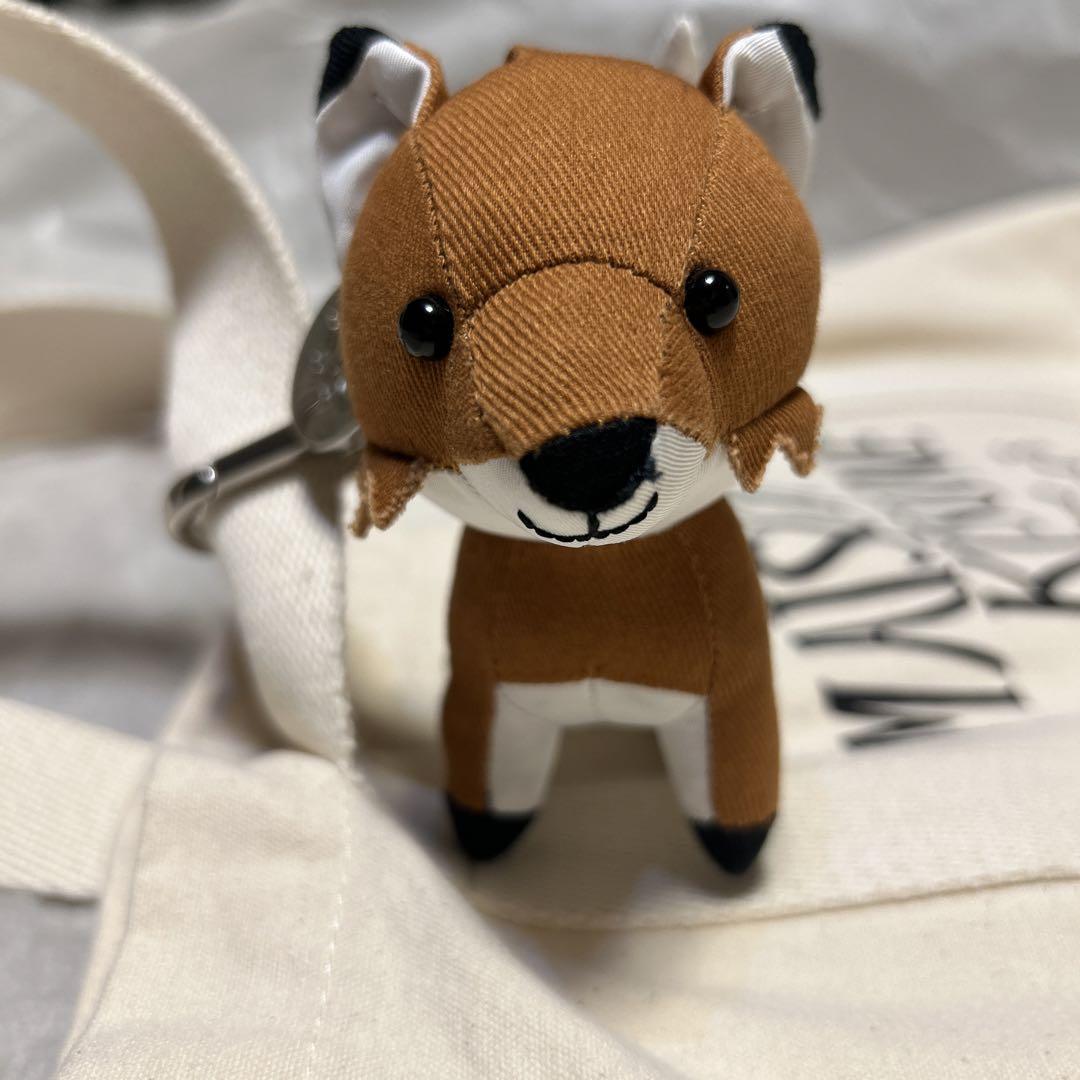 MAISON KITSUNÉ メゾンキツネ キャンバストートバッグ チャーム