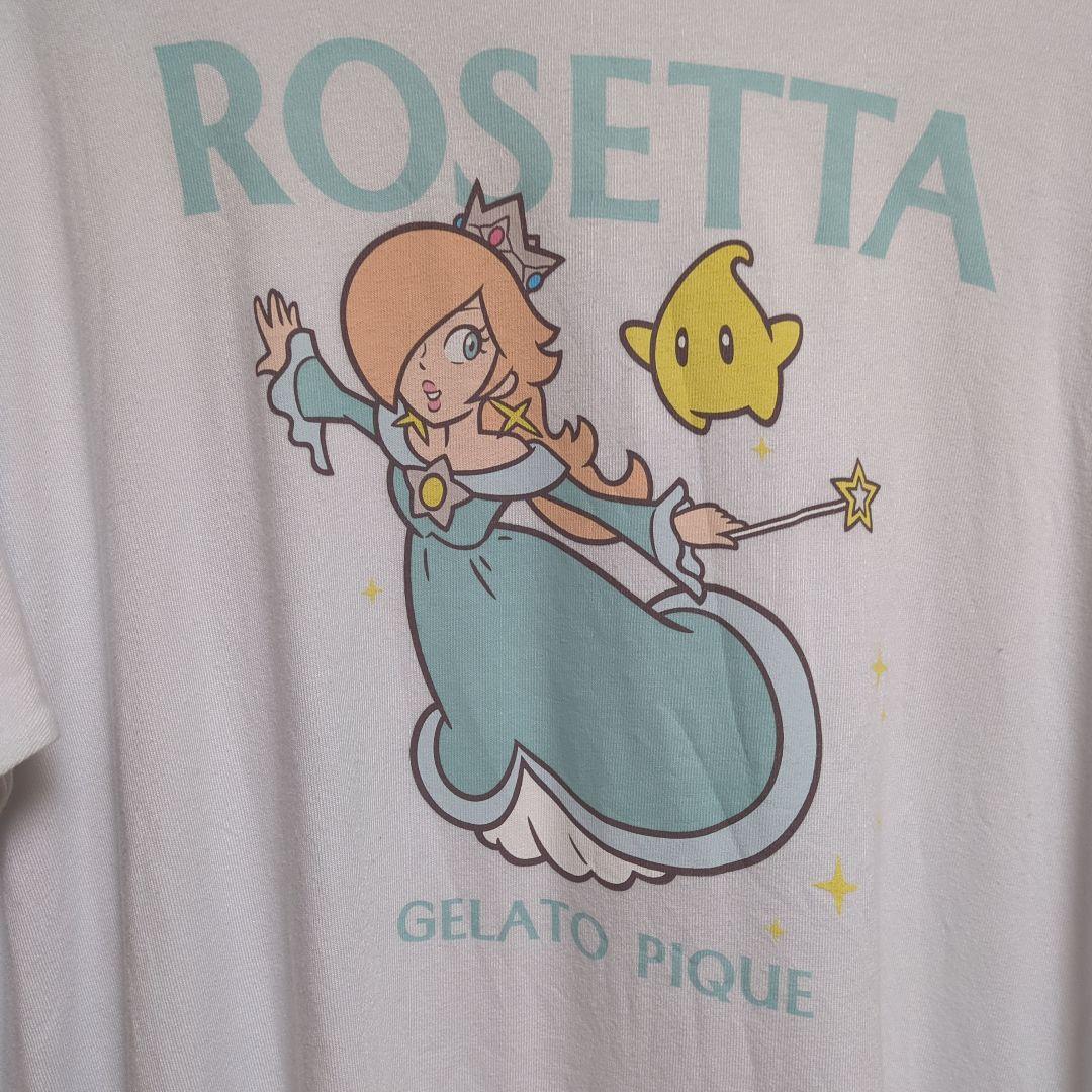 ジェラートピケ マリオ ピーチコレクション Tシャツ ロゼッタ