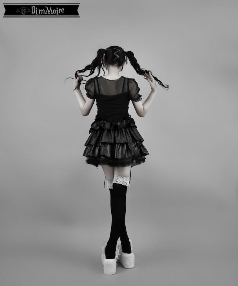 最終値下げ 美品 dimmoire Gothicチュールトップス black