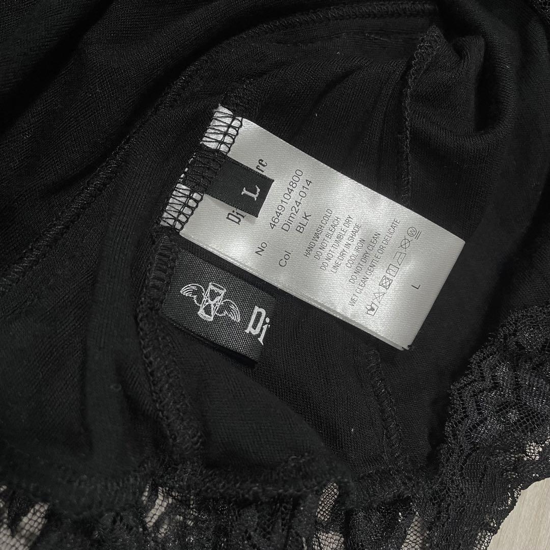 最終値下げ 美品 dimmoire Gothicチュールトップス black