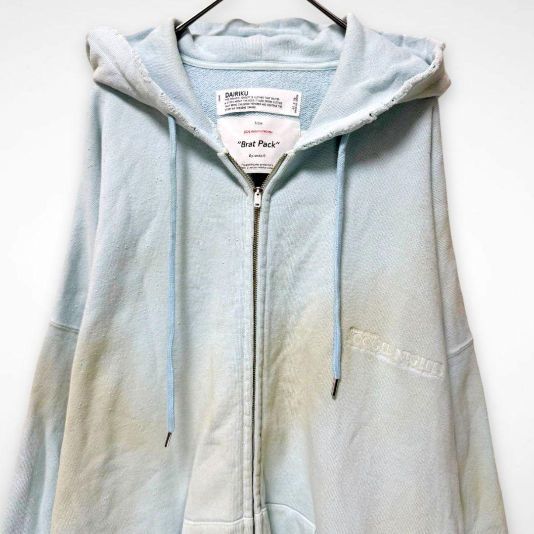 DAIRIKU 21AW Ponyboy Zip Hoodie DAIRIKU 21AW Ponyboy Zip Hoodie