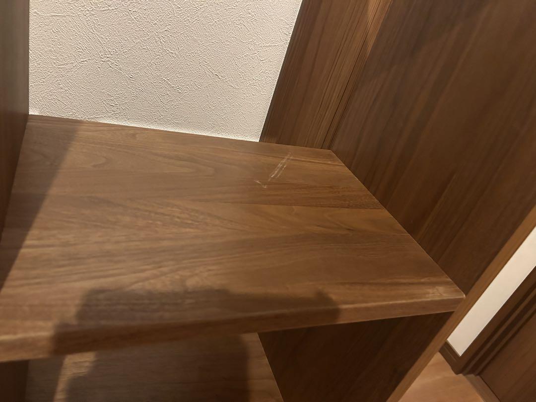 無印良品　スタッキングシェルフ　3段×3列　ウォールナット