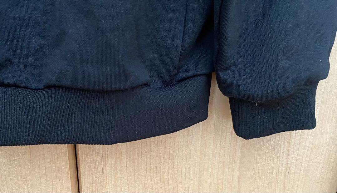 【試着のみ】canterbury スウェットシャツとパンツのセット 160 黒