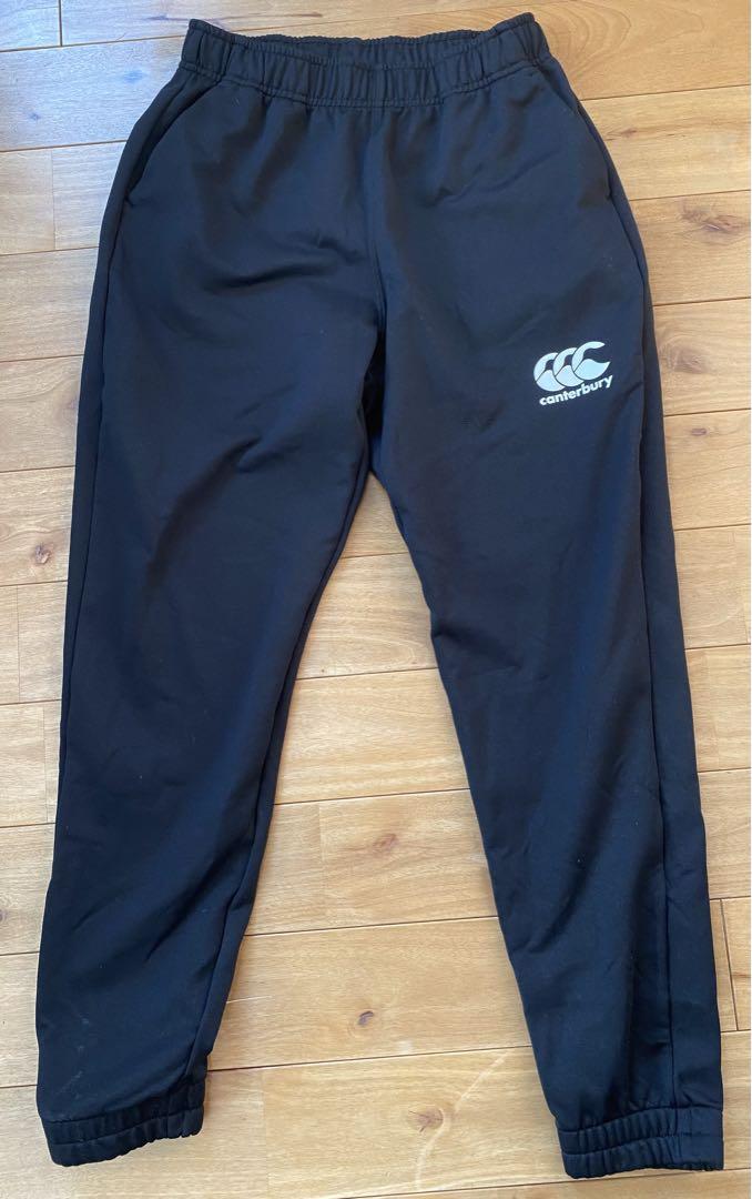 【試着のみ】canterbury スウェットシャツとパンツのセット 160 黒