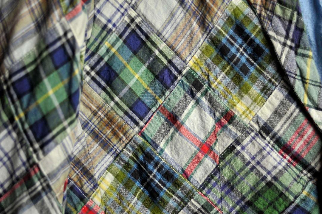 ★MANGROVE インド綿　パッチワークCASUAL JACKET　♪