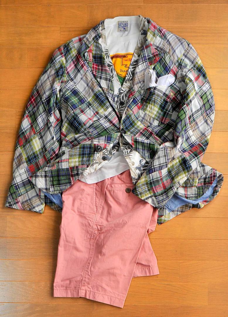★MANGROVE インド綿　パッチワークCASUAL JACKET　♪