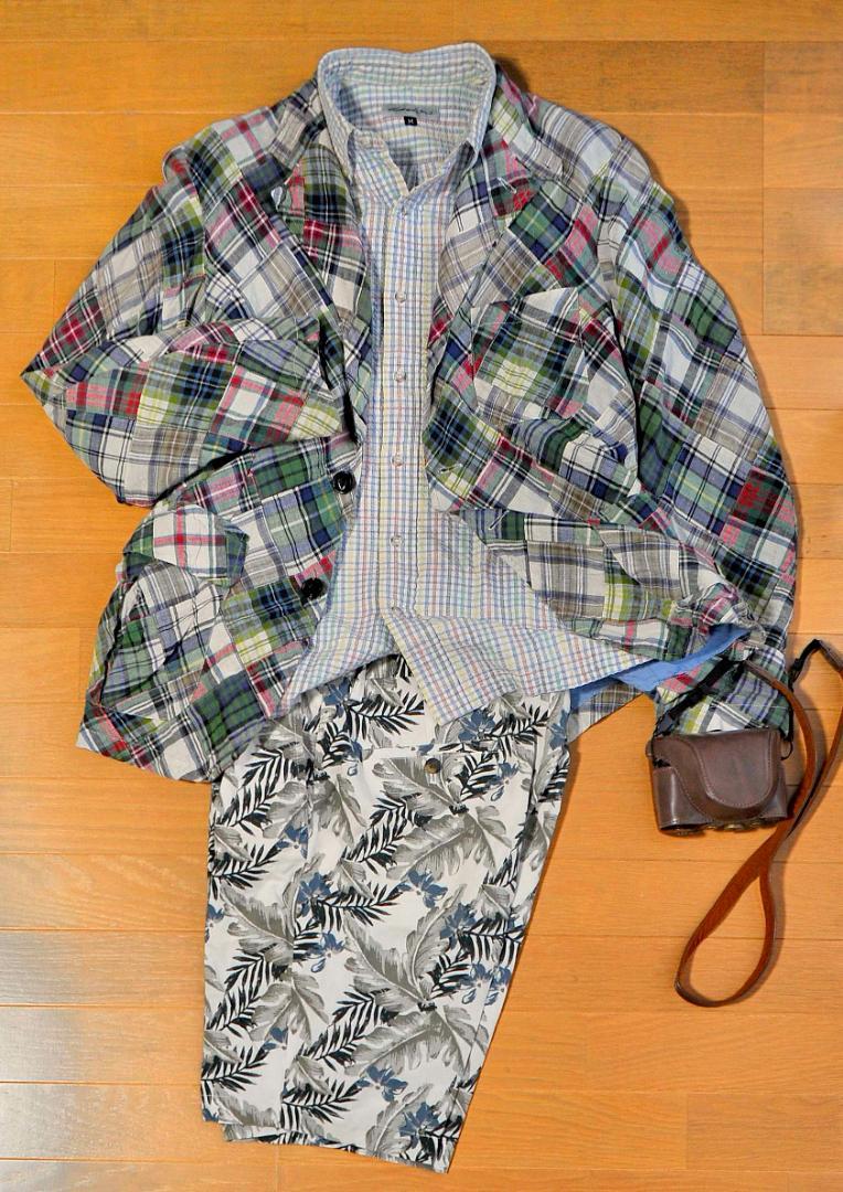 ★MANGROVE インド綿　パッチワークCASUAL JACKET　♪