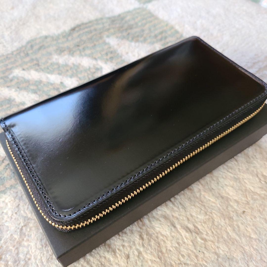 値引きする Cordovan in Flathority Shell - Cordovan Round Wallet Wallet 小物