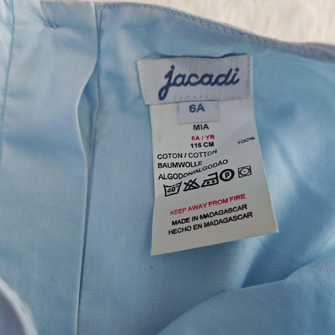 jacadi ジャカディ スモッキング ノースリーブ ワンピース 6A
