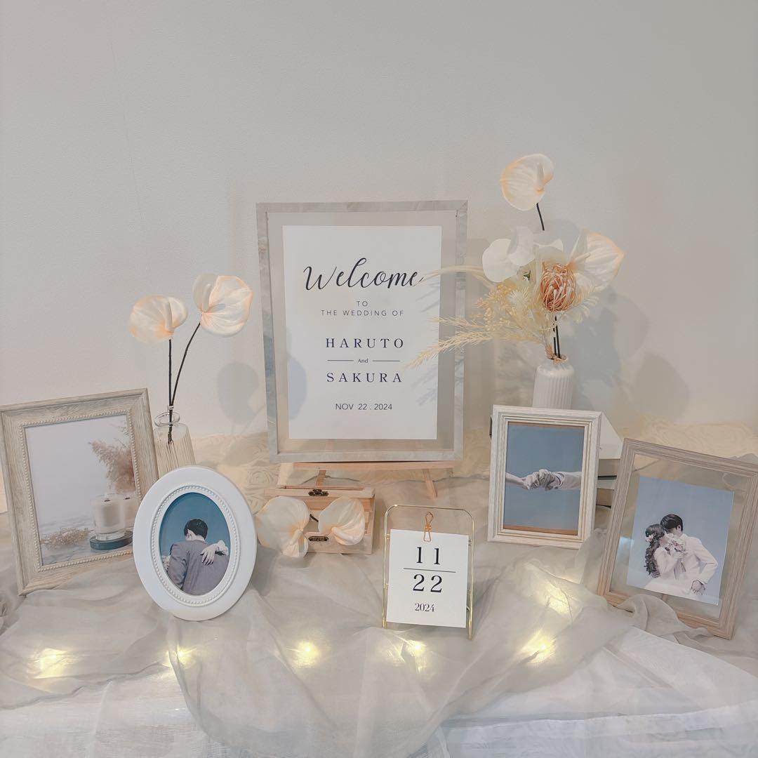 ホワイト ベージュ 系 アンスリウム  海外風 ウェディング ウェルカムスペース