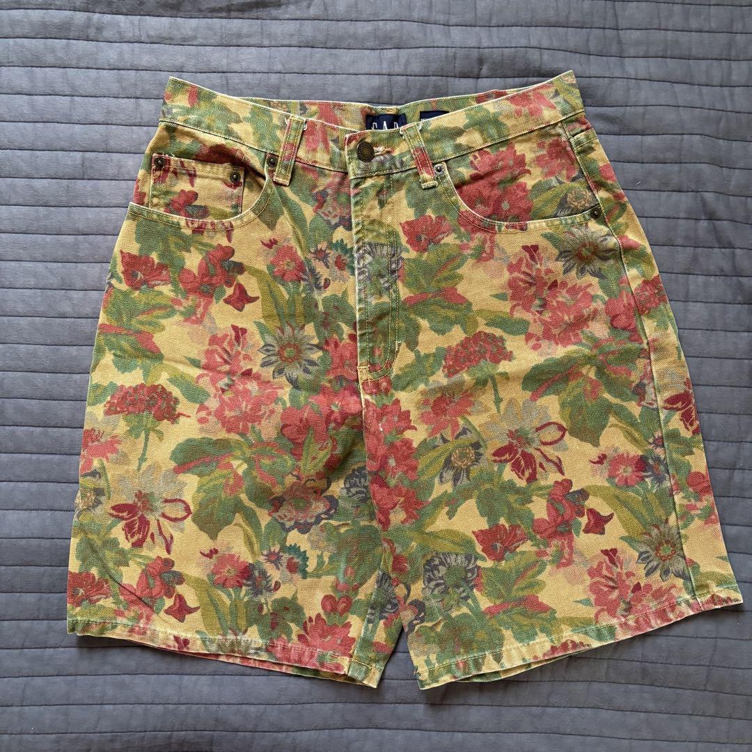 90s GAP 花柄ショーツ オールドギャップ ビンテージ