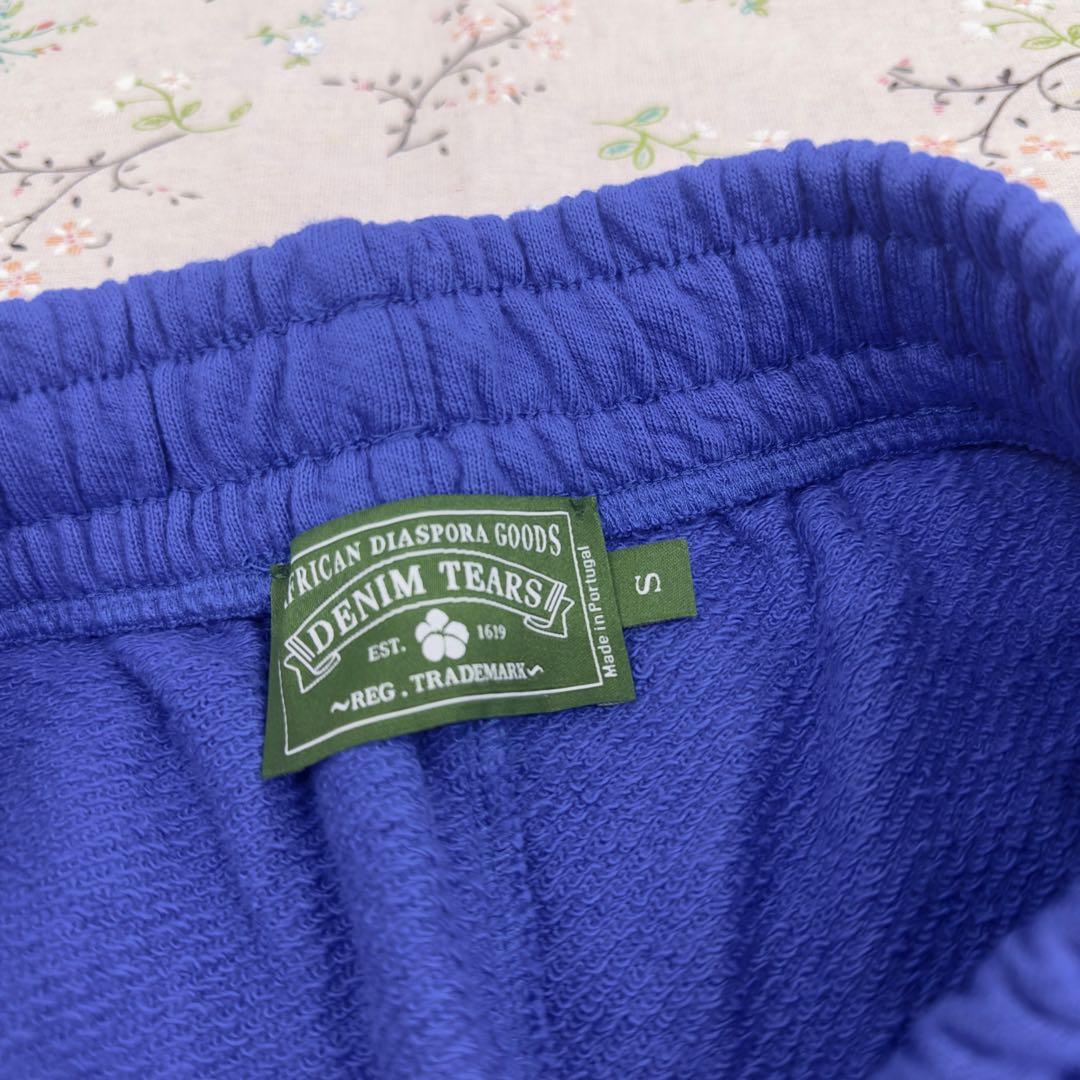 デニムティアーズ ハーフパンツ　ブルー　S