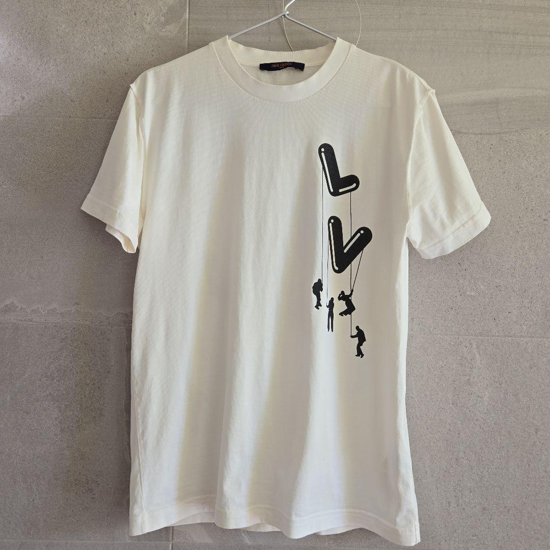 ルイヴィトン フロウティング LV プリンテッド インサイドアウト Tシャツ