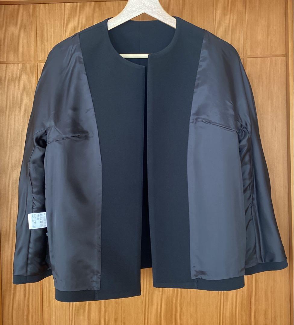 TRAVAIL MANUELダブルクロスノーカラージャケット