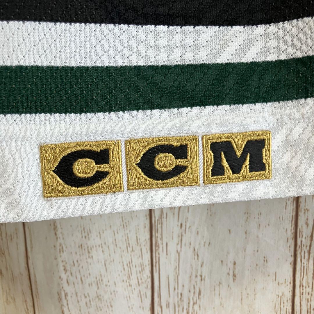 1158希少ワッペンCCM NHLスターズゲームシャツ刺繍ロゴアメリカUSA古着