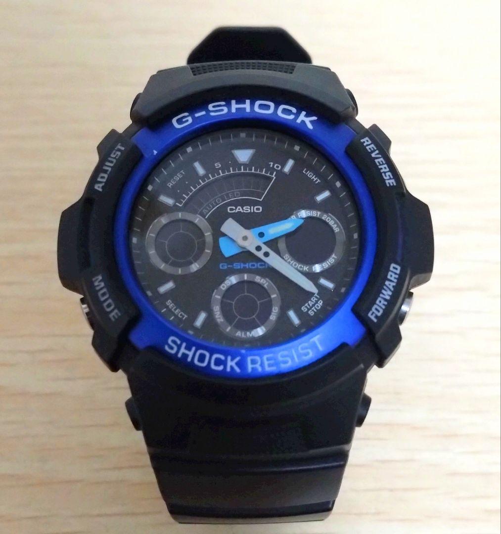 【美品】 G-SHOCK 腕時計 アナログ CASIO AW-591-2AJF
