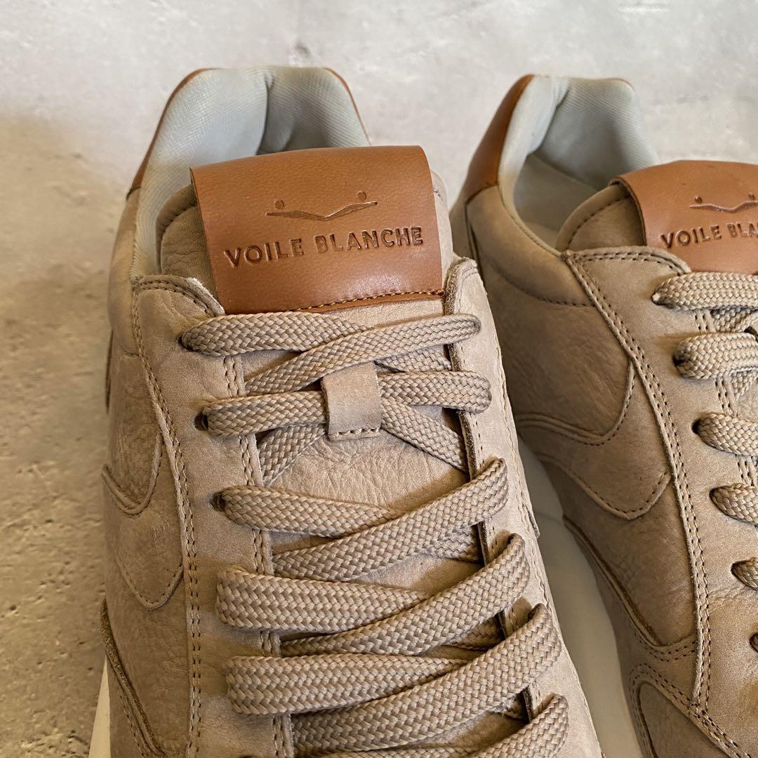 新品 VOILE BLANCHE ヌバックレザースニーカー 厚底 軽量