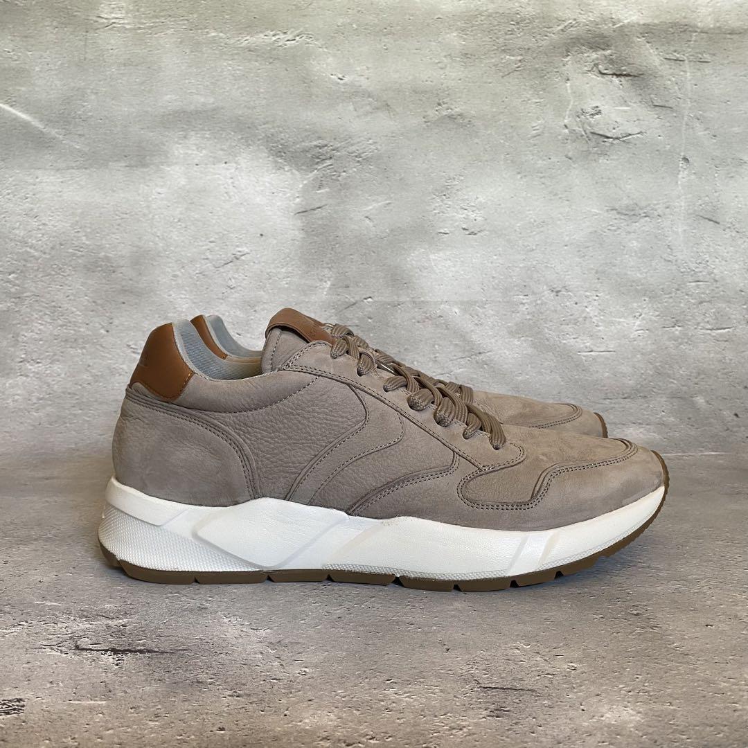 新品 VOILE BLANCHE ヌバックレザースニーカー 厚底 軽量