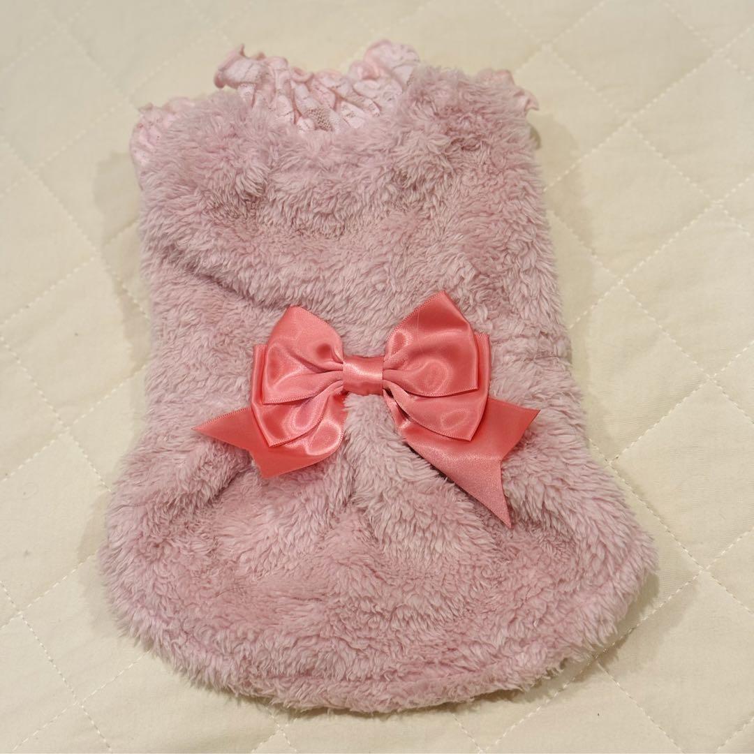 ♡FUFU様専用 きゃんナナ  SS ウェストサテンリボンボアワンピース♡