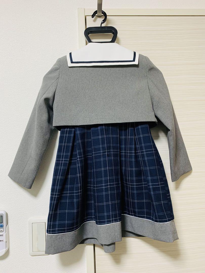新品✨イーストボーイ120フォーマルアンサンブル白襟ワンピース卒園式入学式完売品