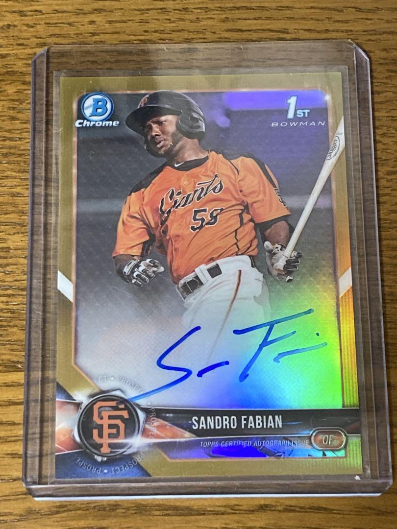 SANDRO FABIAN 1st Bowman サイン入り - メルカリ