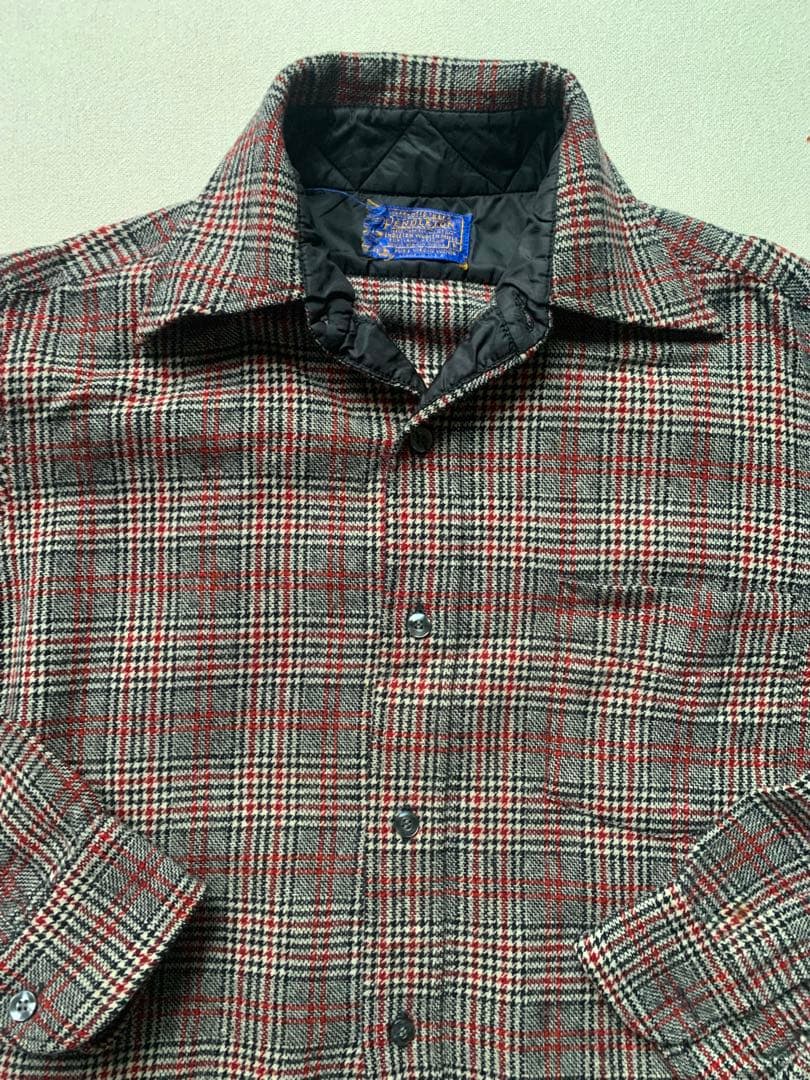 70s〜80s PENDLETON ウールシャツ グレンチェックヴィンテージ 70s〜80s PENDLETON ウールシャツ グレンチェックヴィンテージ