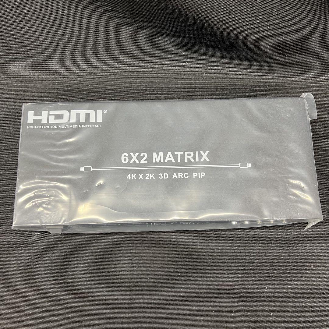 D4【未開封品】　HDMI 6×2 MATRIX 切り替え器 D4【未開封品】 HDMI 6×2 MATRIX 切り替え器