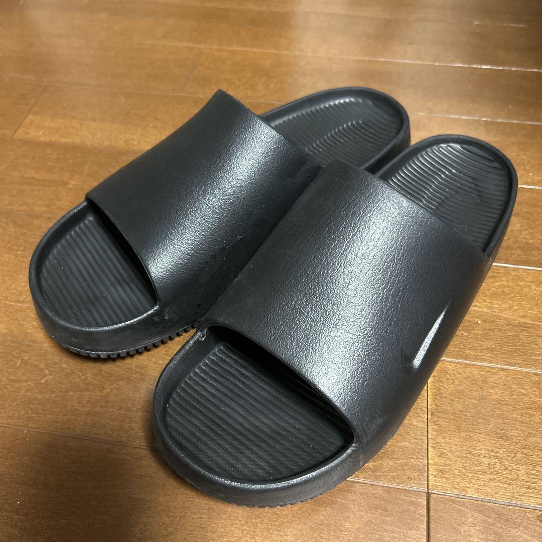 NIKEナイキ カーム サンダル ブラック M9/W10 27cm - メルカリ