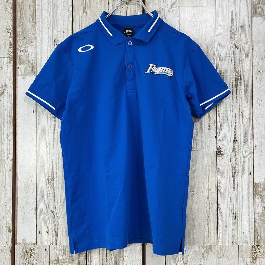公式通販サイトセール ☆OAKLEY☆北海道日本ハムファイターズ☆ポロシャツ 半袖 M 応援グッズ