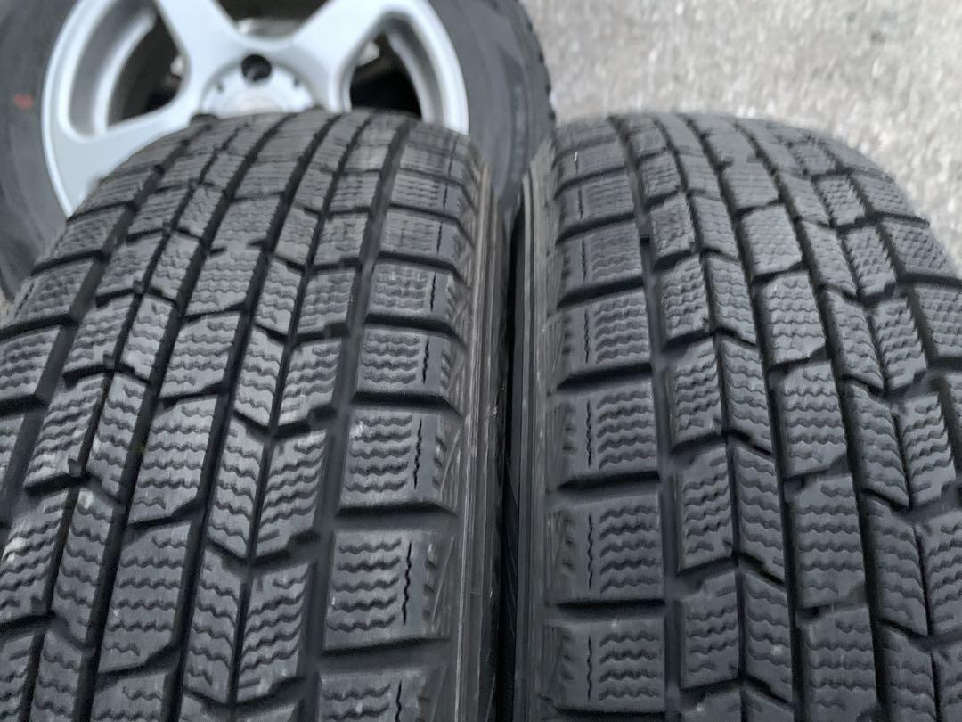 バリ山スタッドレス165/70R14アクアヴィッツフィットノートキューブデミオ