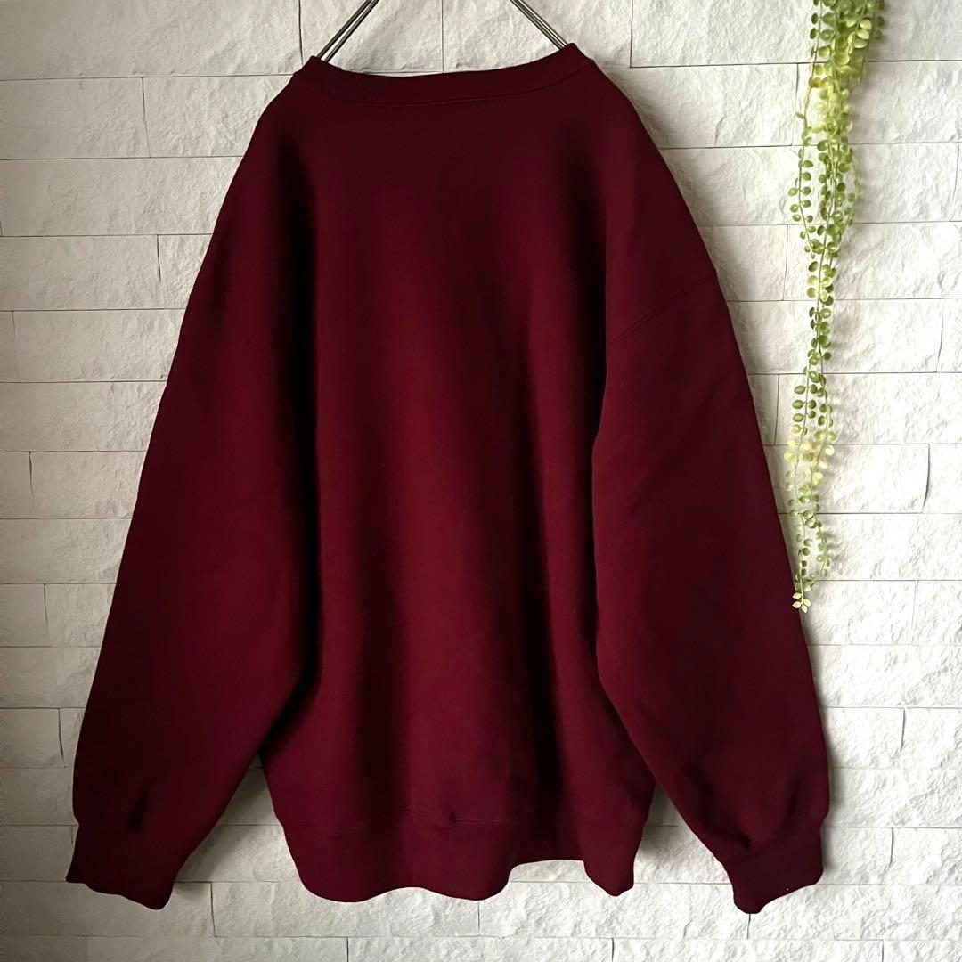希少サイズ◆supreme box logo Crewneck ボルドー　XL