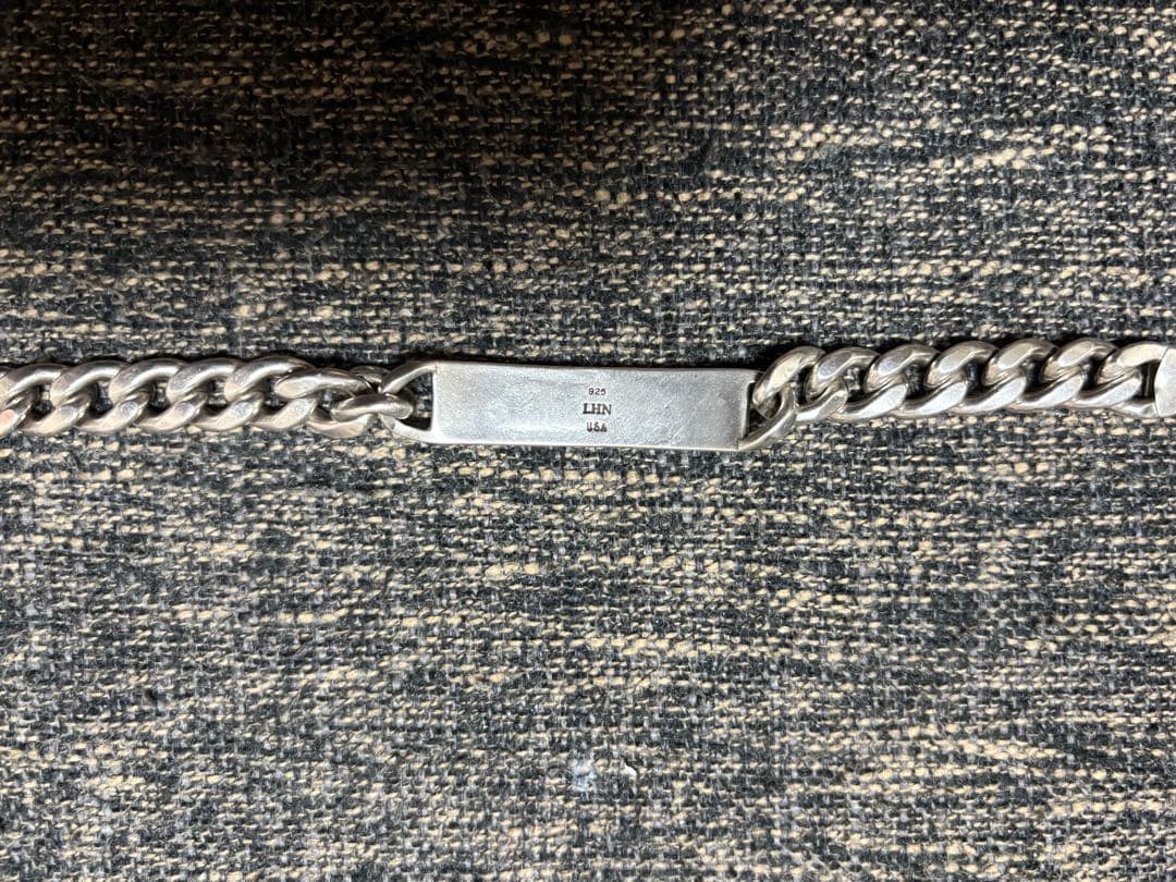 シルバー チェーンブレスレット LUV シルバー チェーンブレスレット LUV