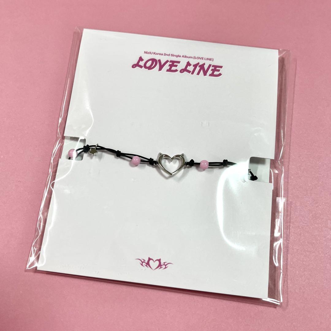NiziU アヤカ LOVE LINE ブレスレット トレカ フォトカード