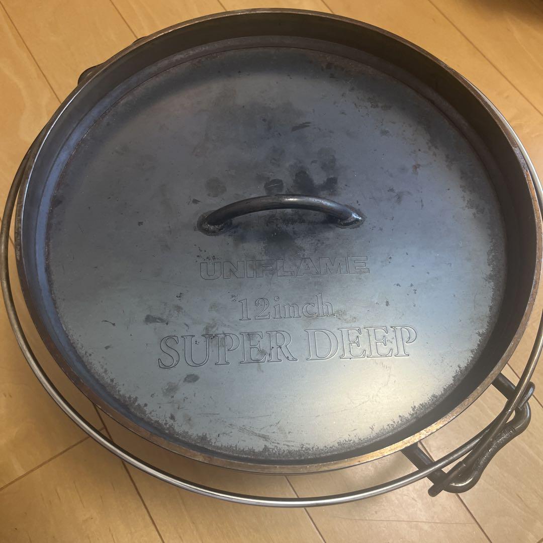 UNIFLAME 12 inch SUPER DEEP ダッチオーブン - メルカリ