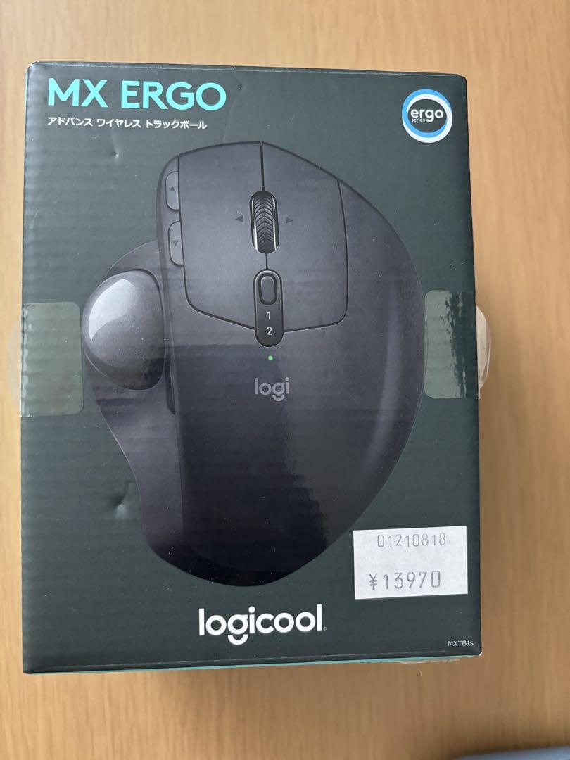 Logitech MX ERGO トラックボールマウス　メルカリ最安　おまけ付き MX ERGO ロジクール トラックボールマウス - メルカリ