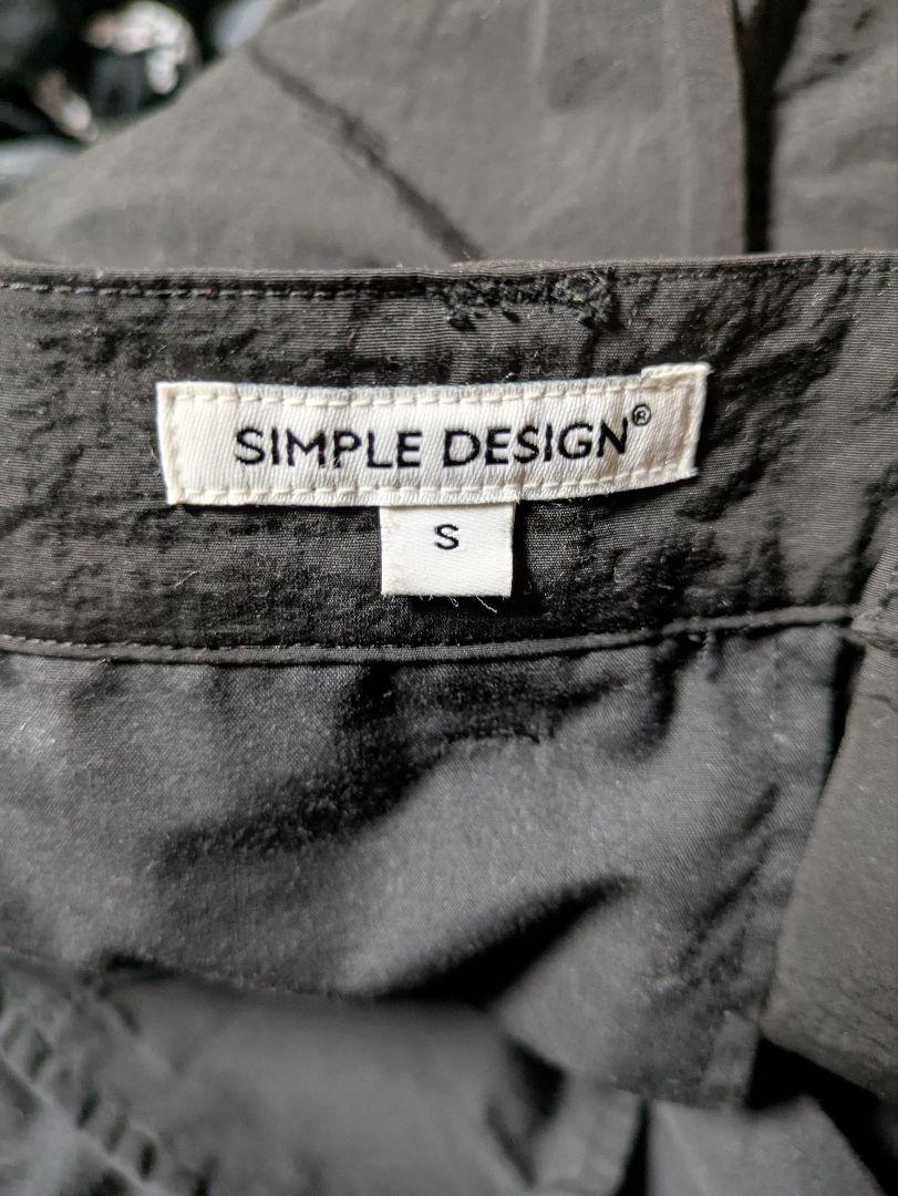パンツ NATURE CUTTING CARGO PANTS BLACK