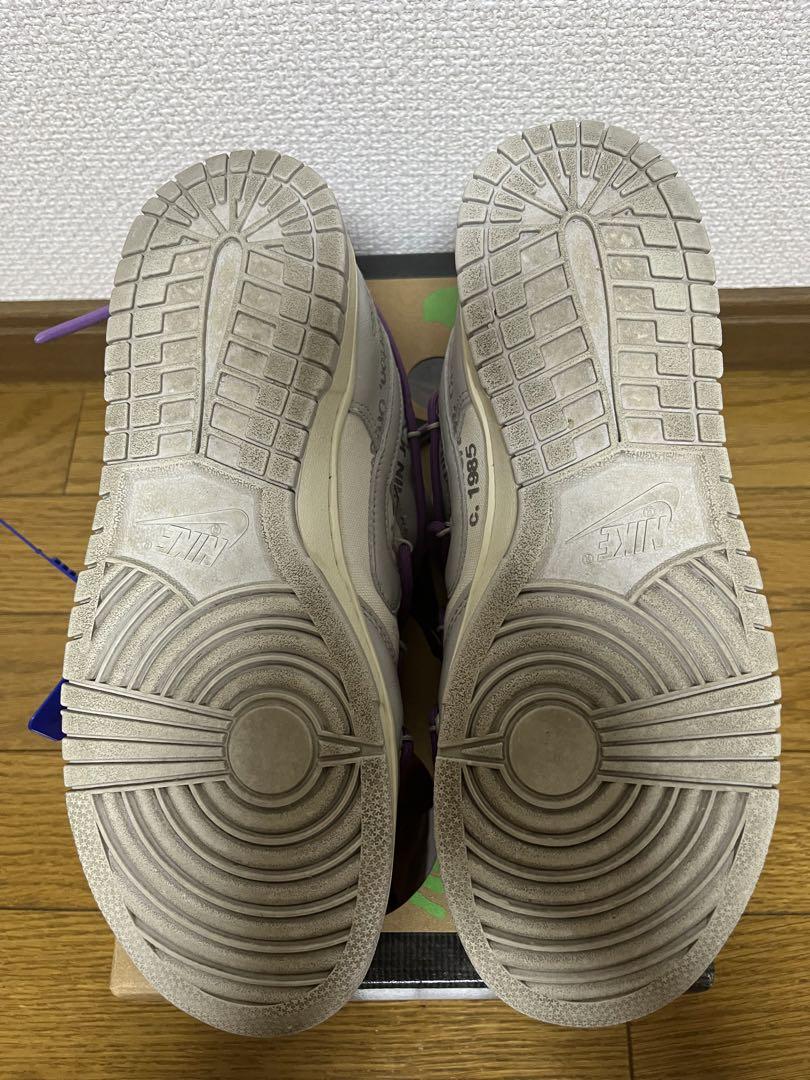Off-White×Nike DunkLow Sail/Neutral Gray 画像5