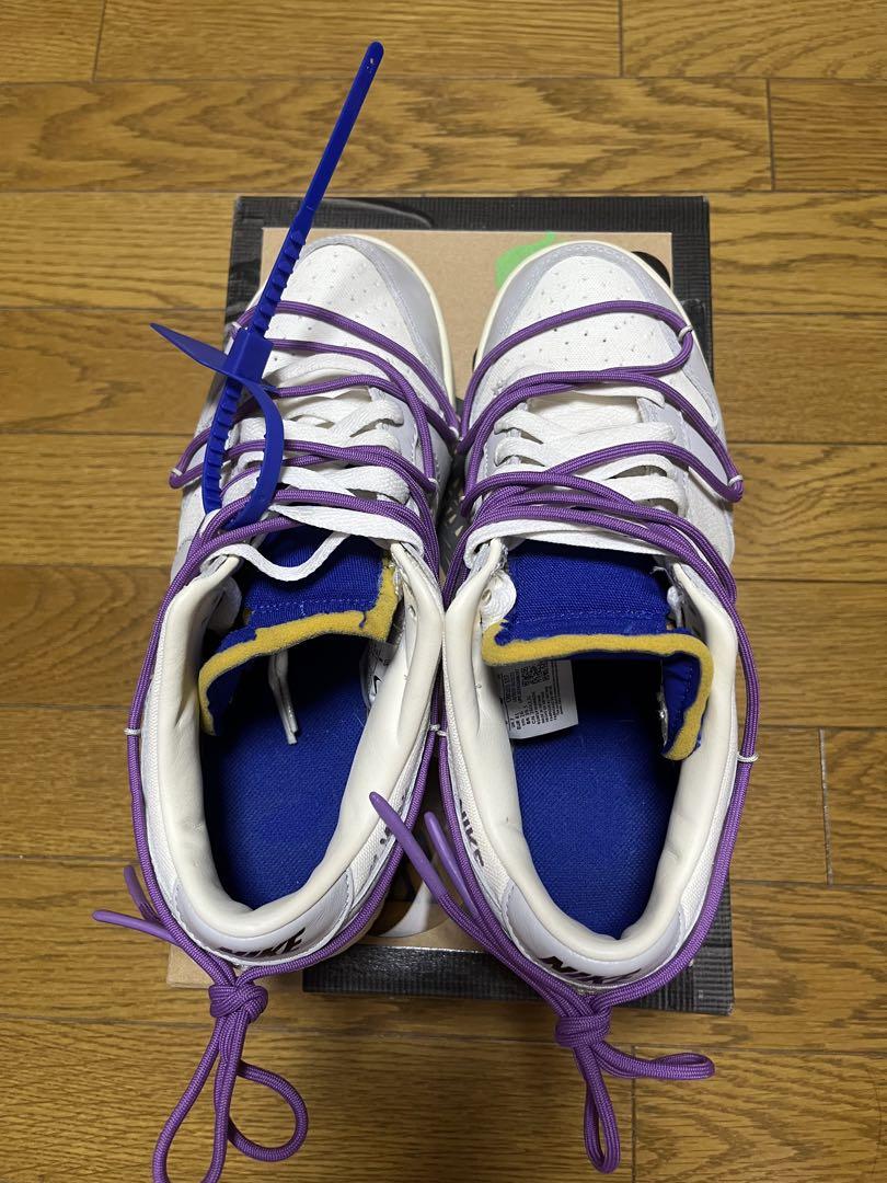 Off-White×Nike DunkLow Sail/Neutral Gray 画像6