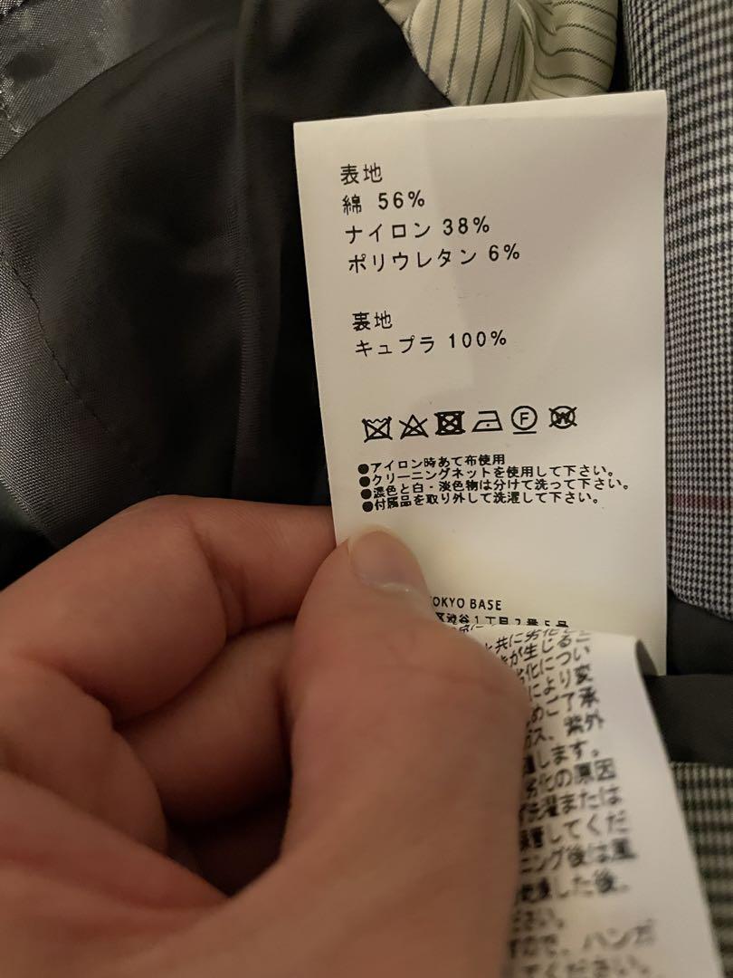 美品　UNITED TOKYO チェック柄トレンチコート サイズ1