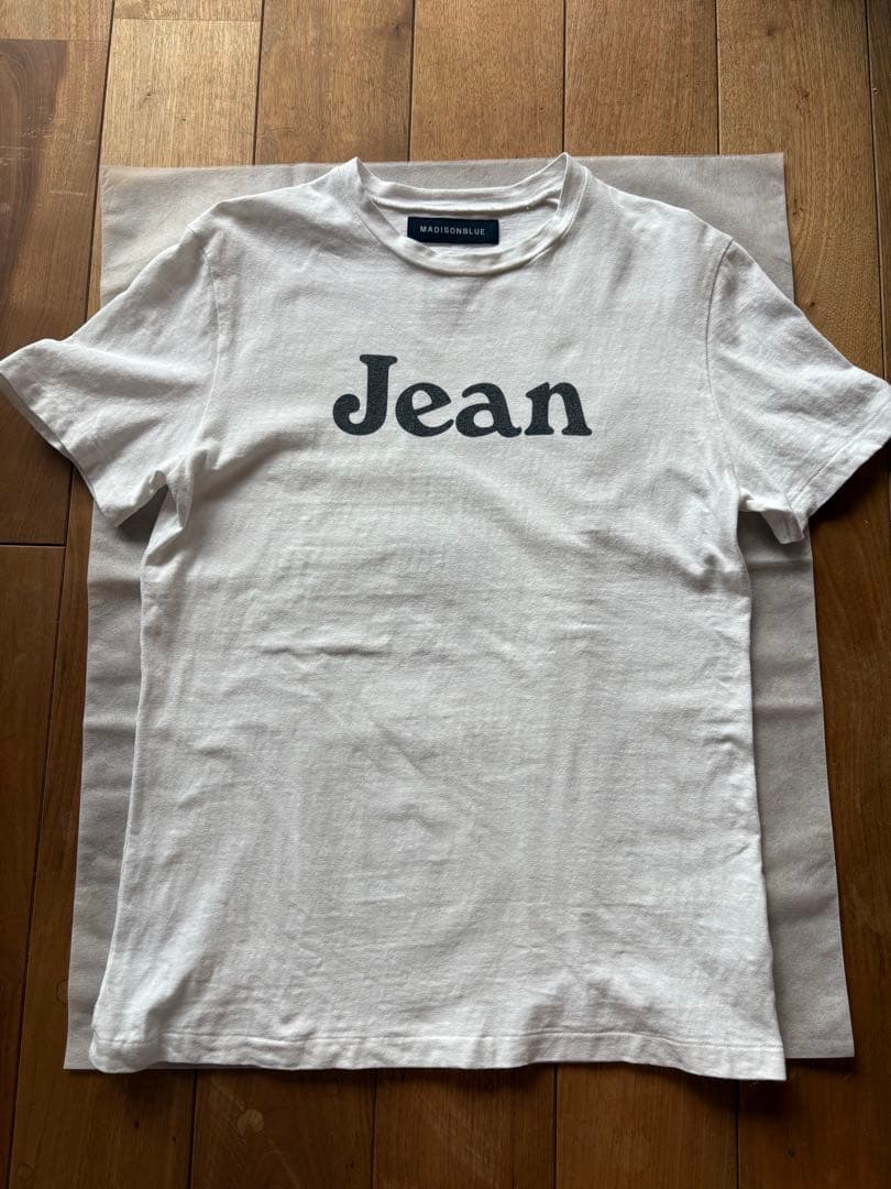 Jean イラスト 半袖Tシャツ ホワイト